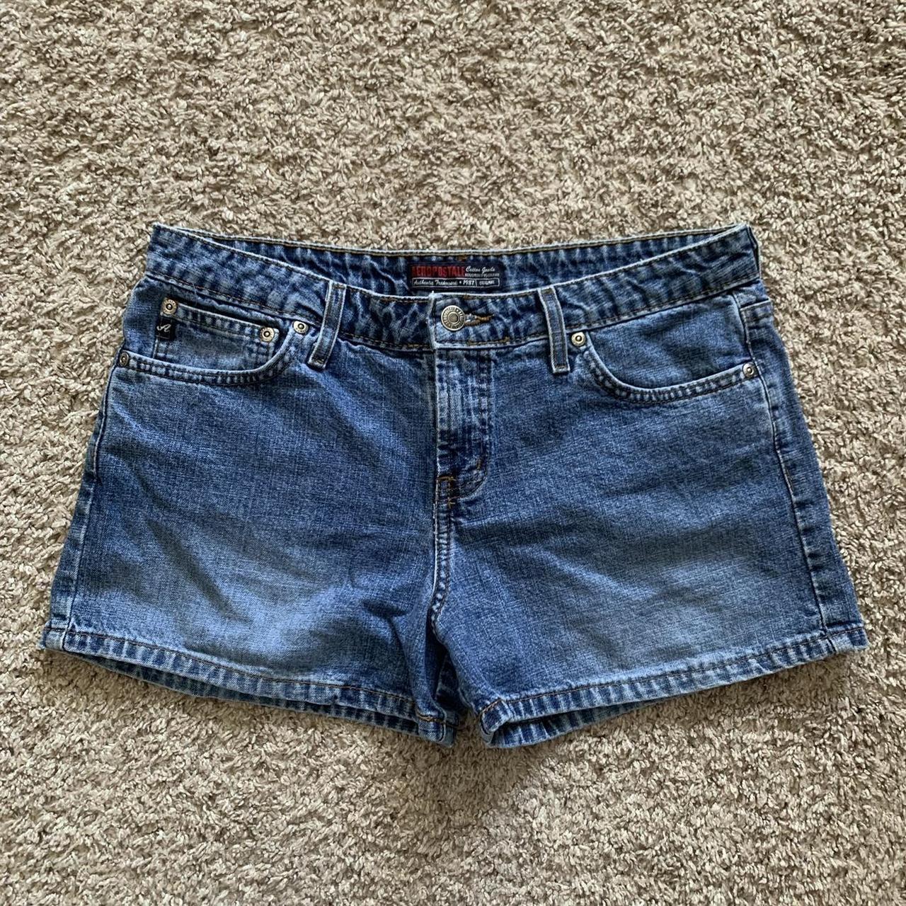 Aeropostale Women S Blue Shorts Depop