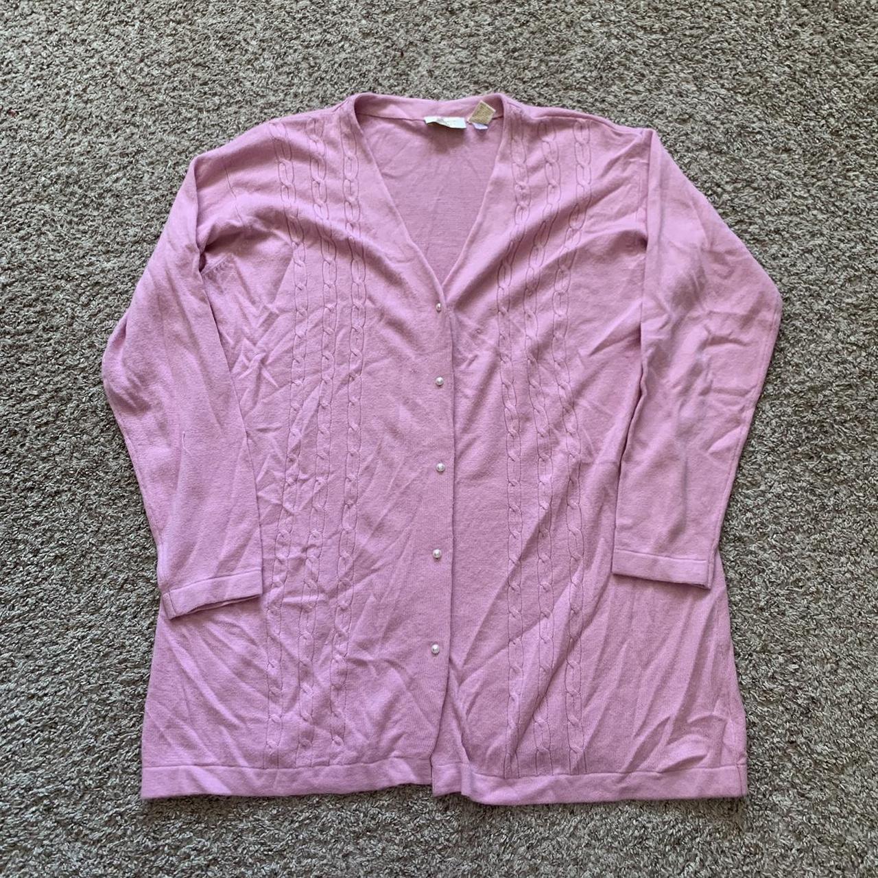 Victoria's Secret Women's Pink Cardigan | Depop