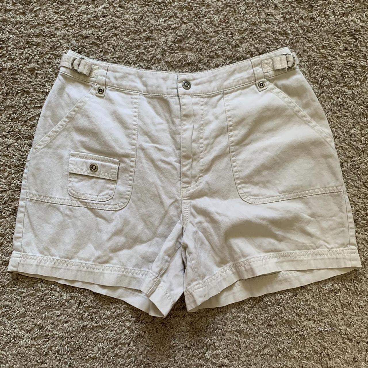 St. John's Bay Women's Tan and Khaki Shorts | Depop