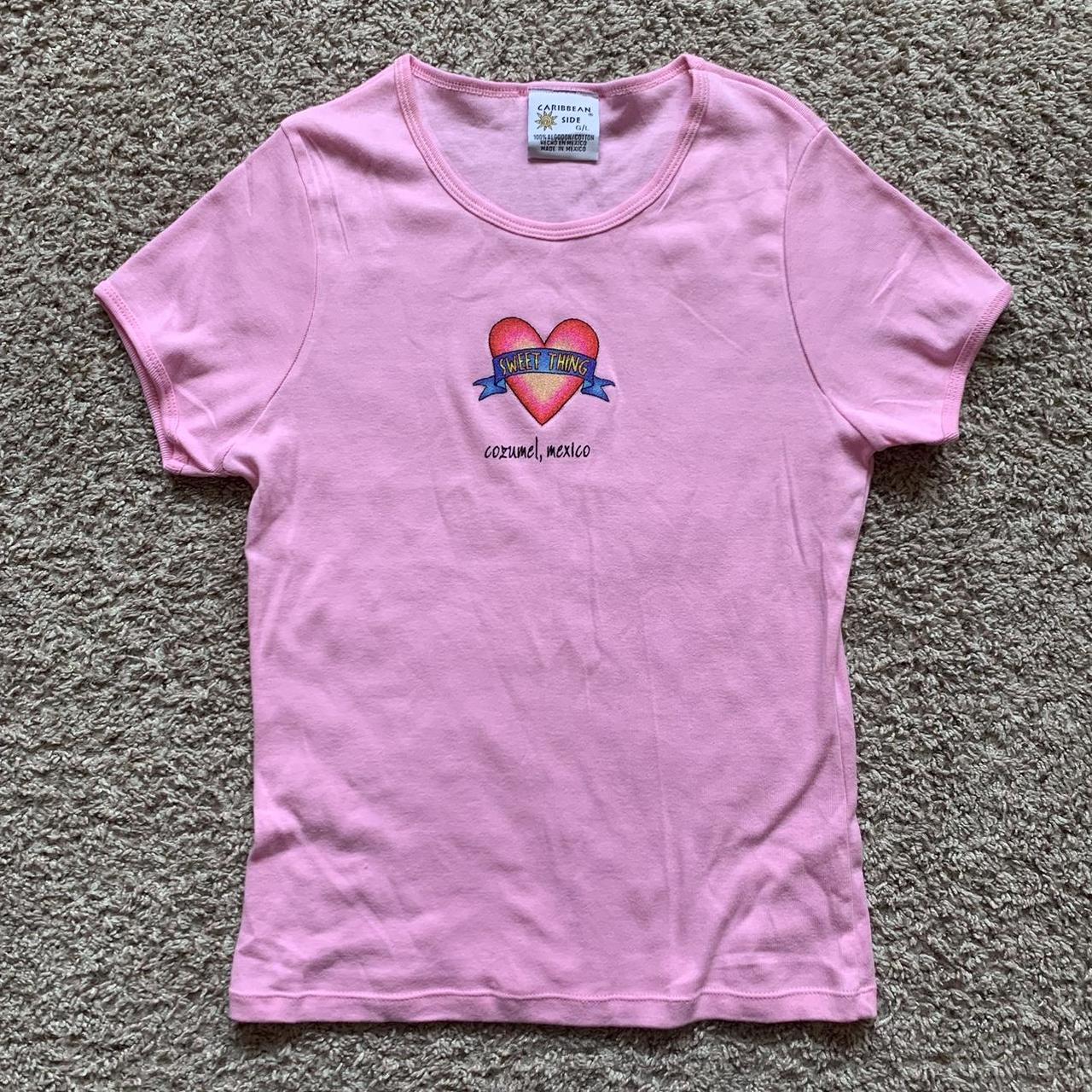 Women's Pink T-shirt | Depop