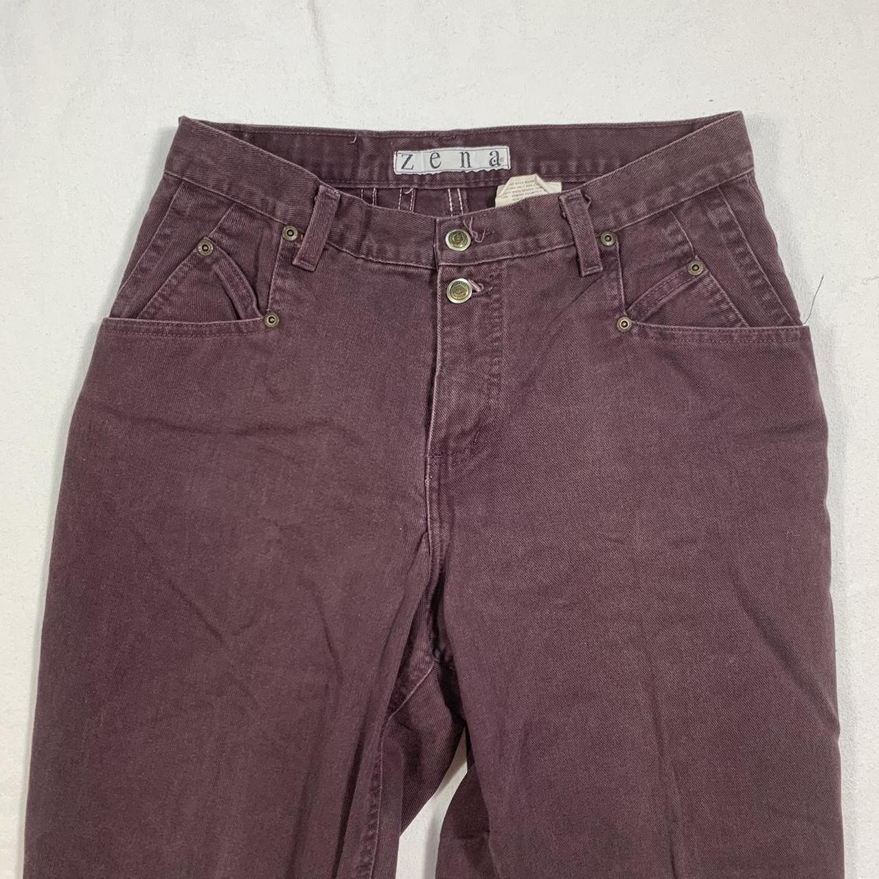 Zena Jeans Women's Purple Jeans | Depop