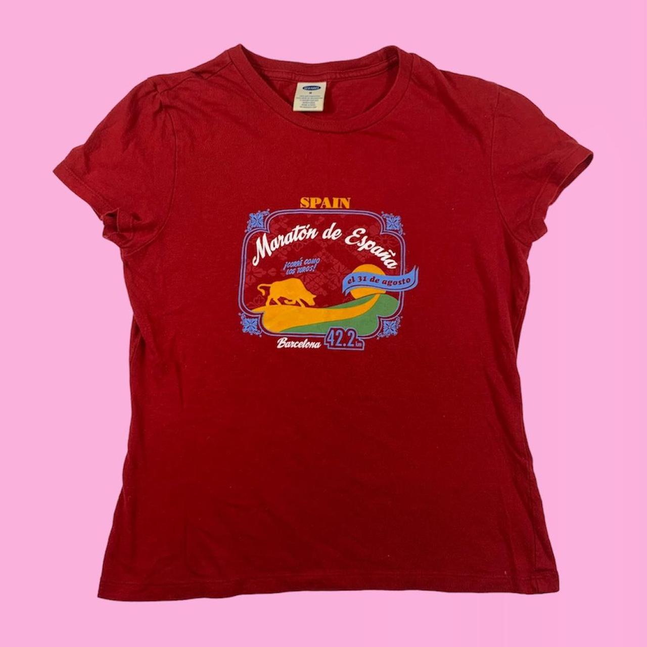 Old Navy Women's Red Shirt Depop