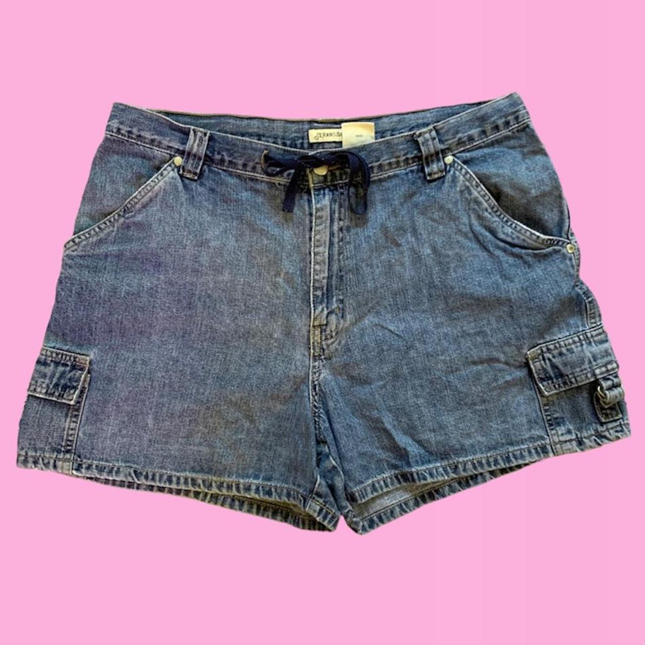 St John S Bay Women S Blue Shorts Depop   P0 