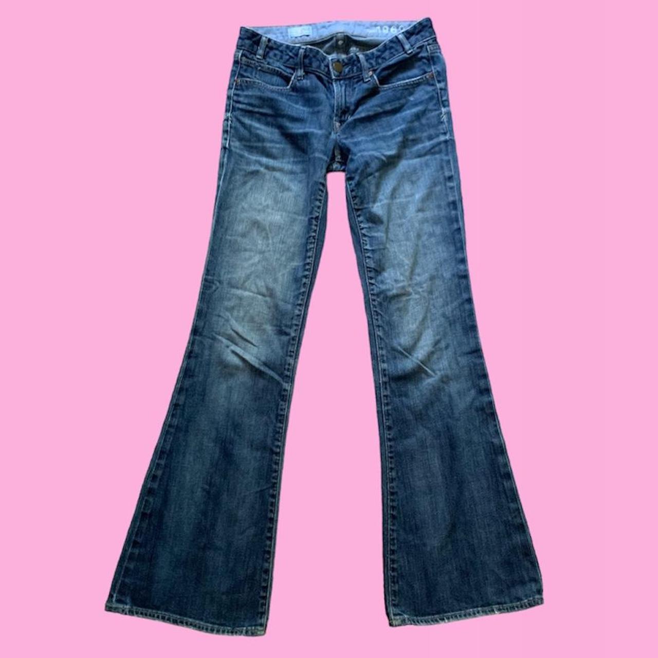 Y2k Gap Low Rise Flared Jeans So Cute Size Depop