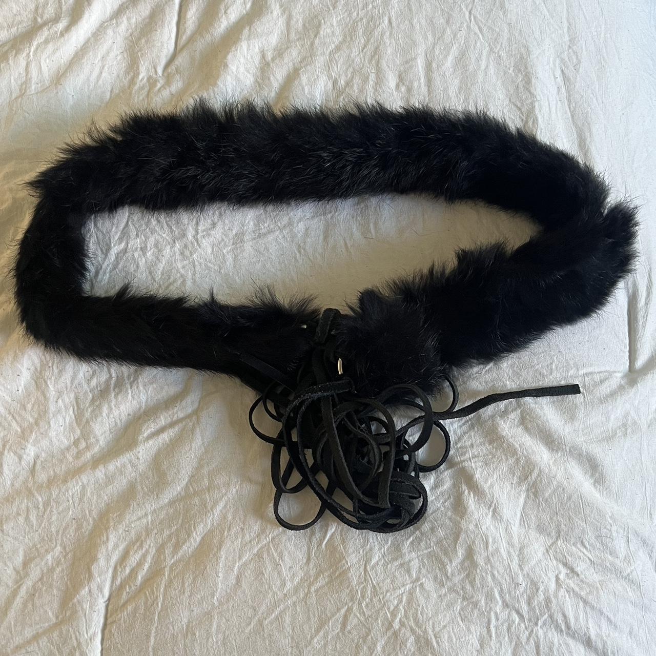 fur belt