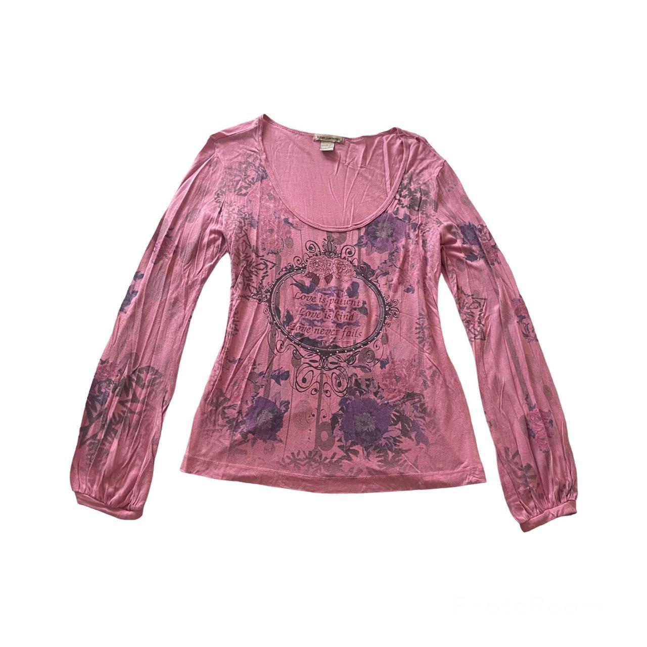 Women's Pink and Purple Blouse