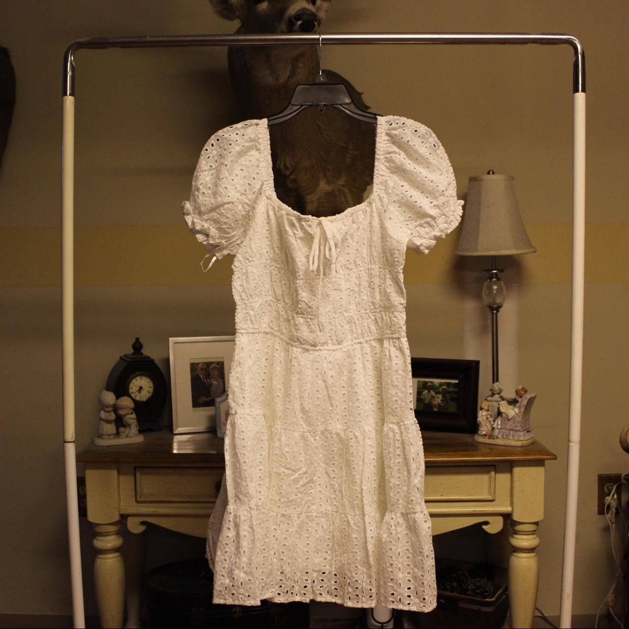 Romwe Women's White Dress (2)