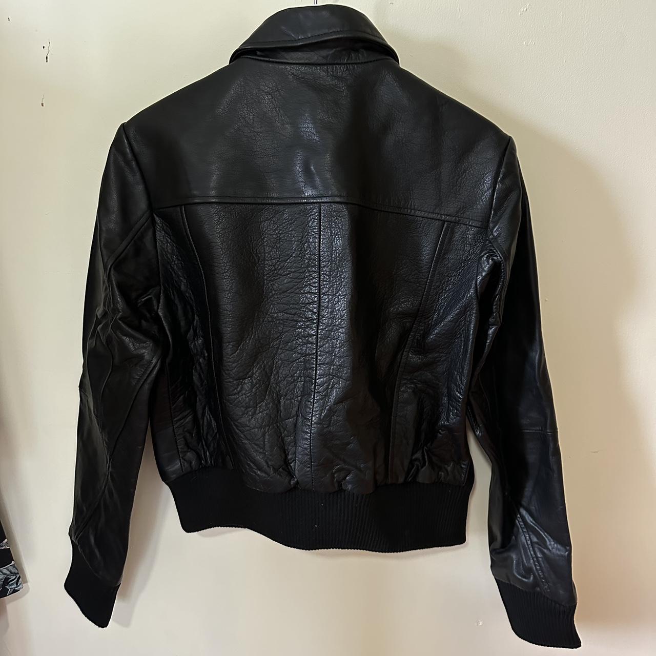 NEUW heroes leather jacket bomber style jacket brand... - Depop