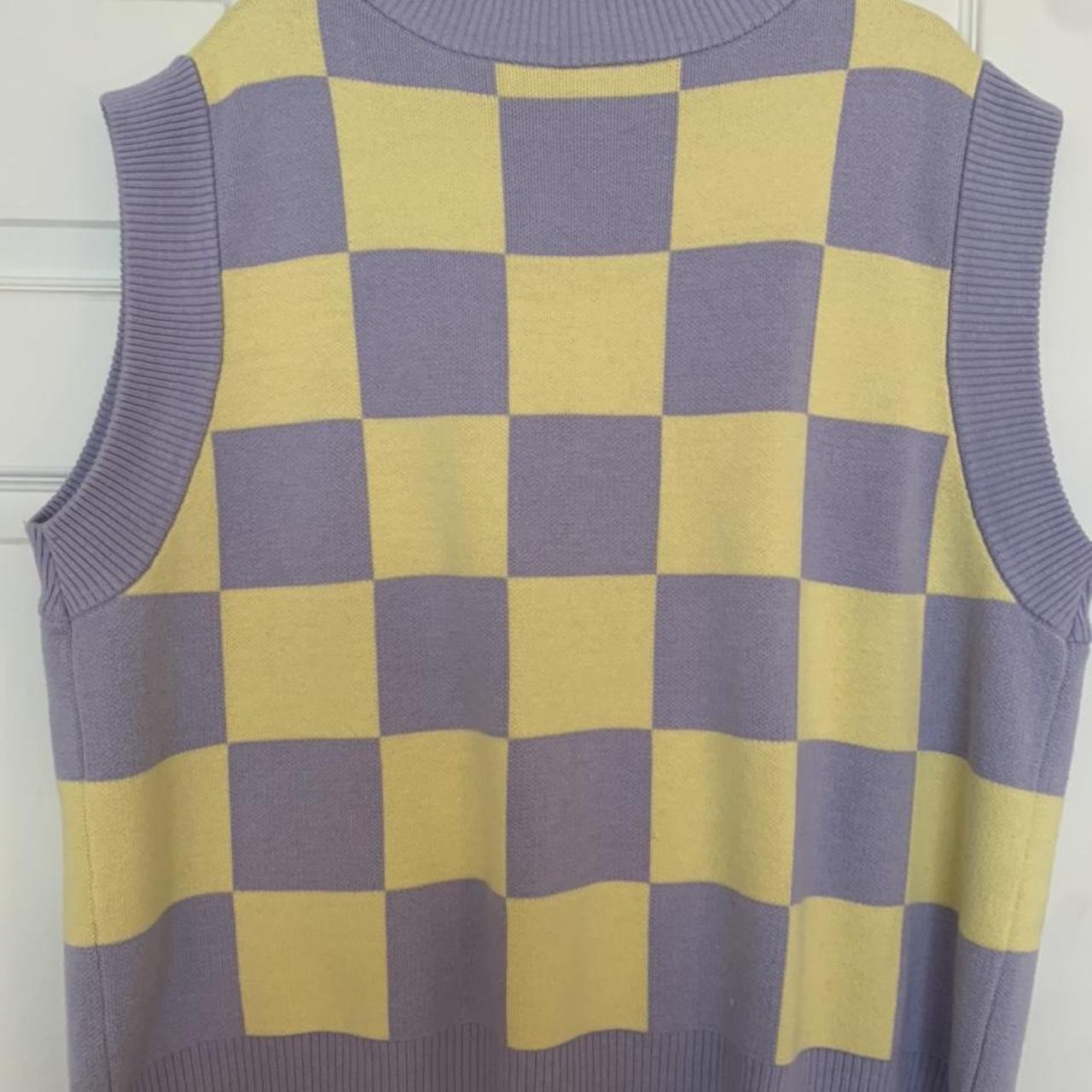 Lazy Oaf Women's Yellow and Blue Vest (4)
