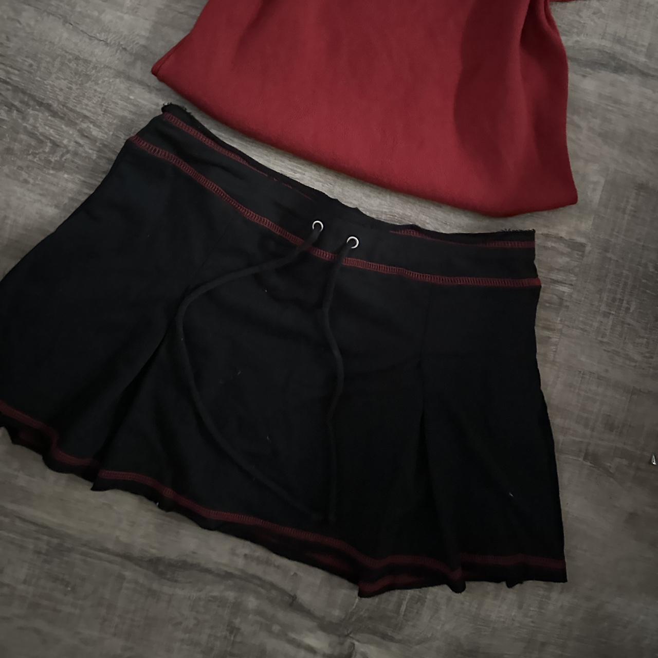 Vintage Charlotte Russe Black And Red Mini - Depop