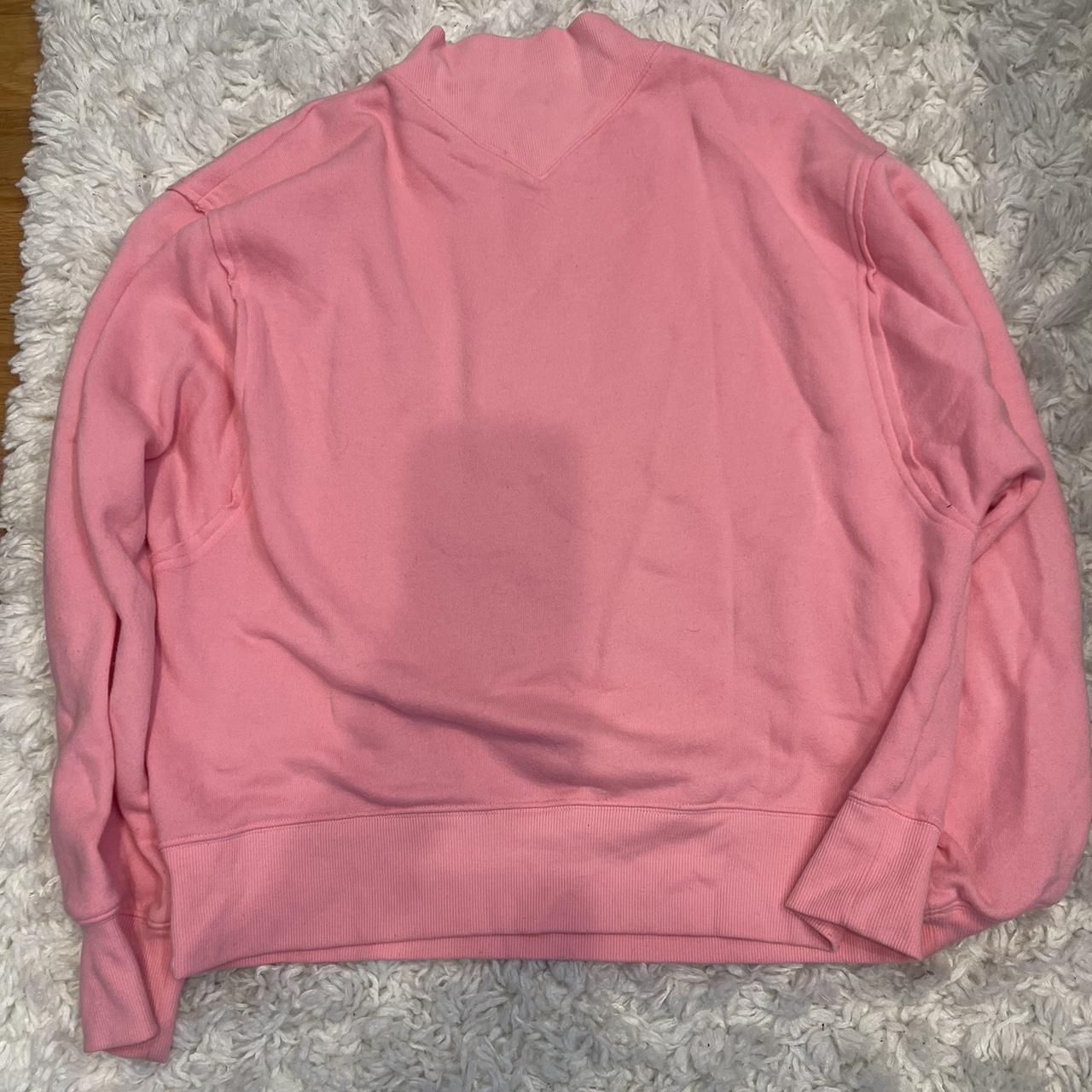 Alo Yoga Women's Pink Sweatshirt | Depop