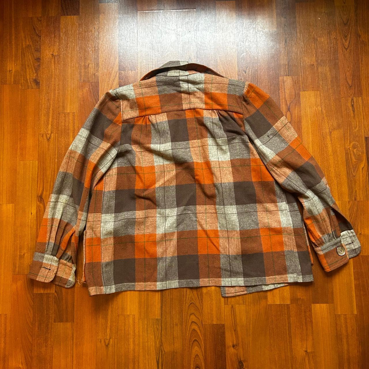 Pendleton Men's Shacket Jacket - Orange/Brown - L… - image 5