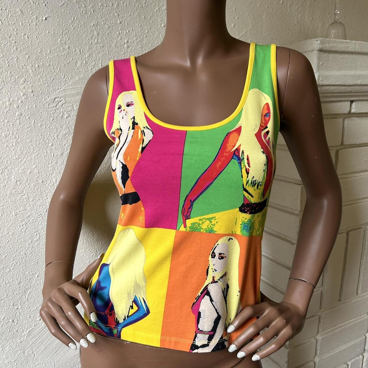 Vintage Versace 2004 Runway S/S 2004 Tank | Depop