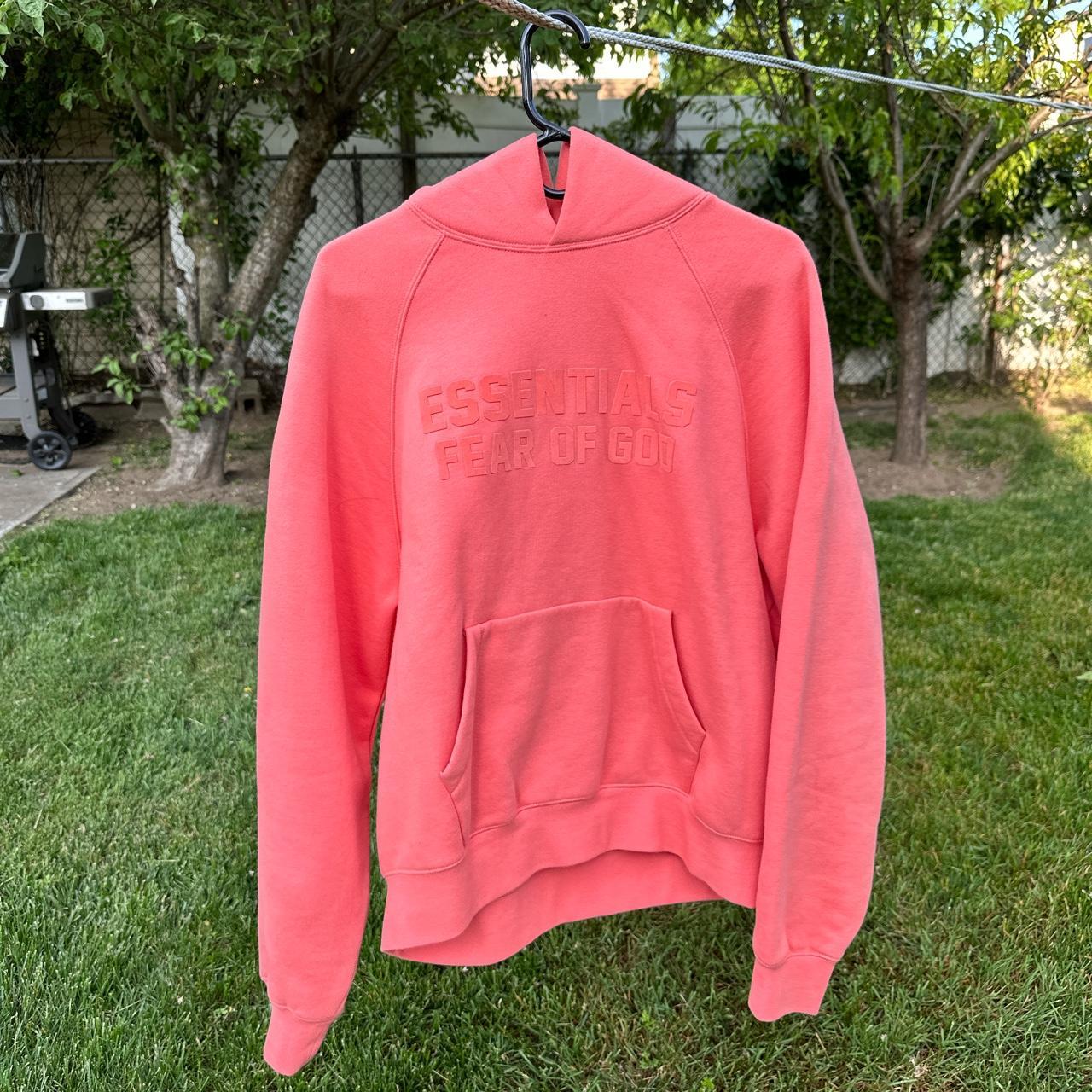 FEAR OF GOD Essentials Coral Hoodie