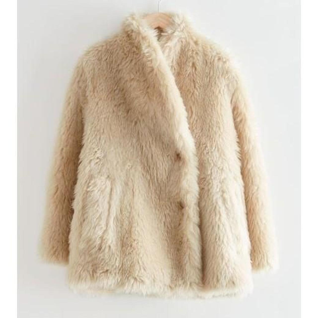 Other stories faux shearling on sale coat