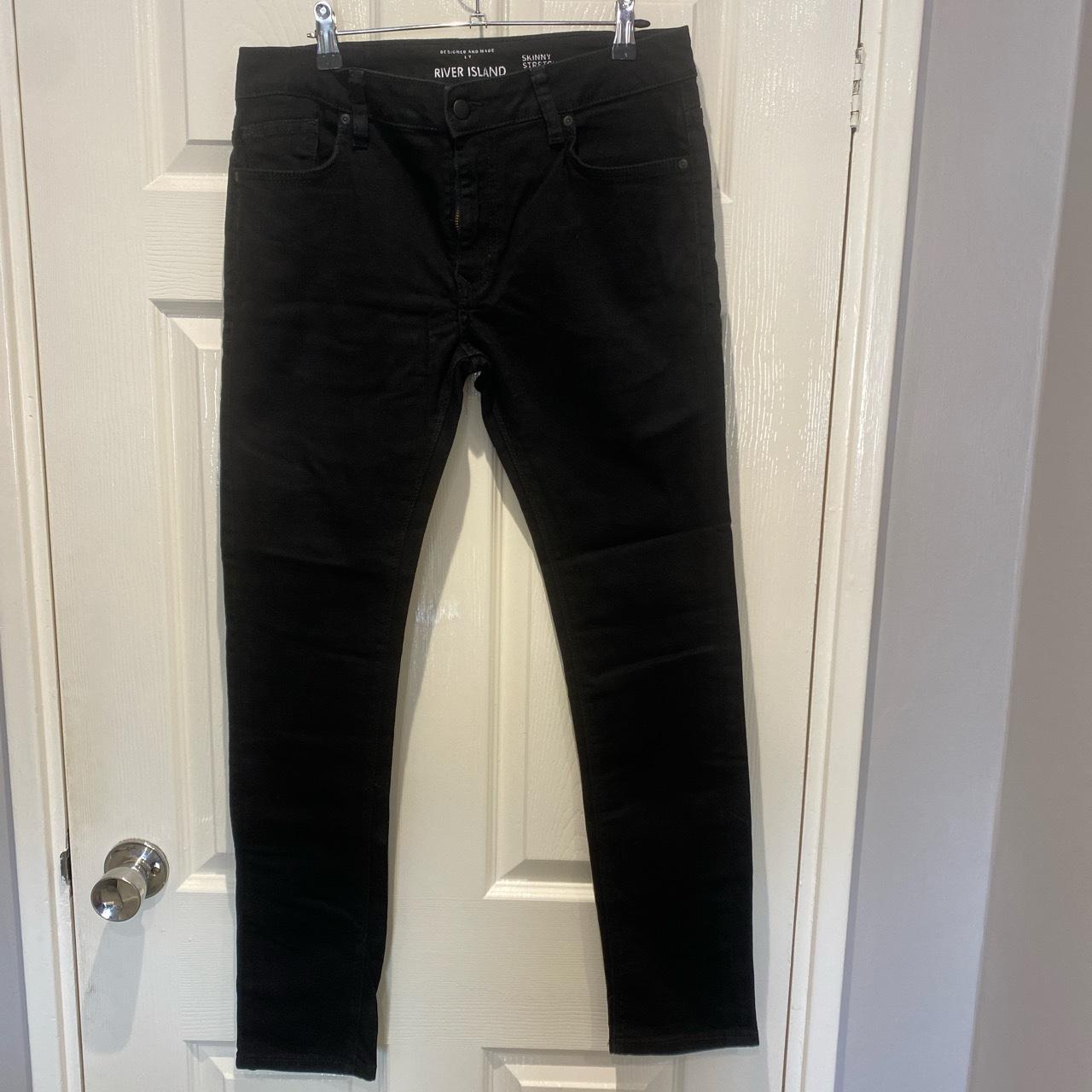 River Island Skinny Stretch Jeans 32 Waist 32 Depop