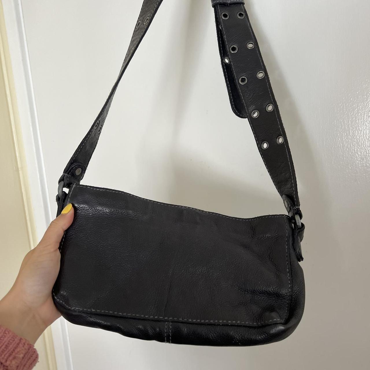 Free People Women's Black Bag | Depop