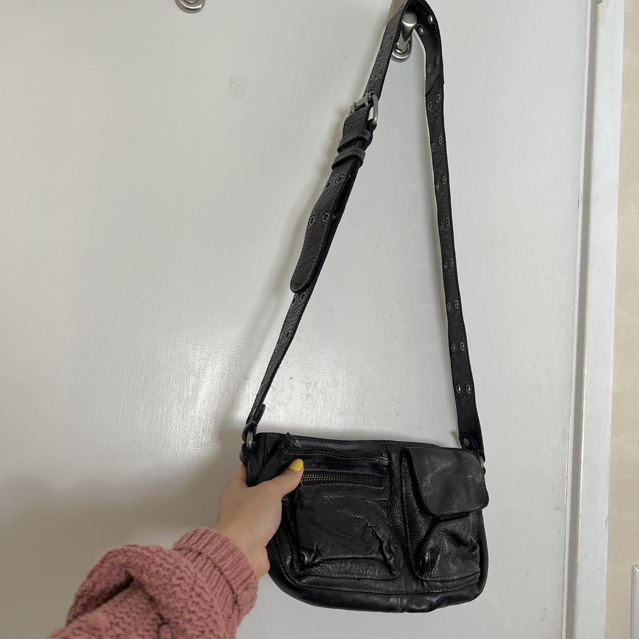 Free People Women's Black Bag | Depop