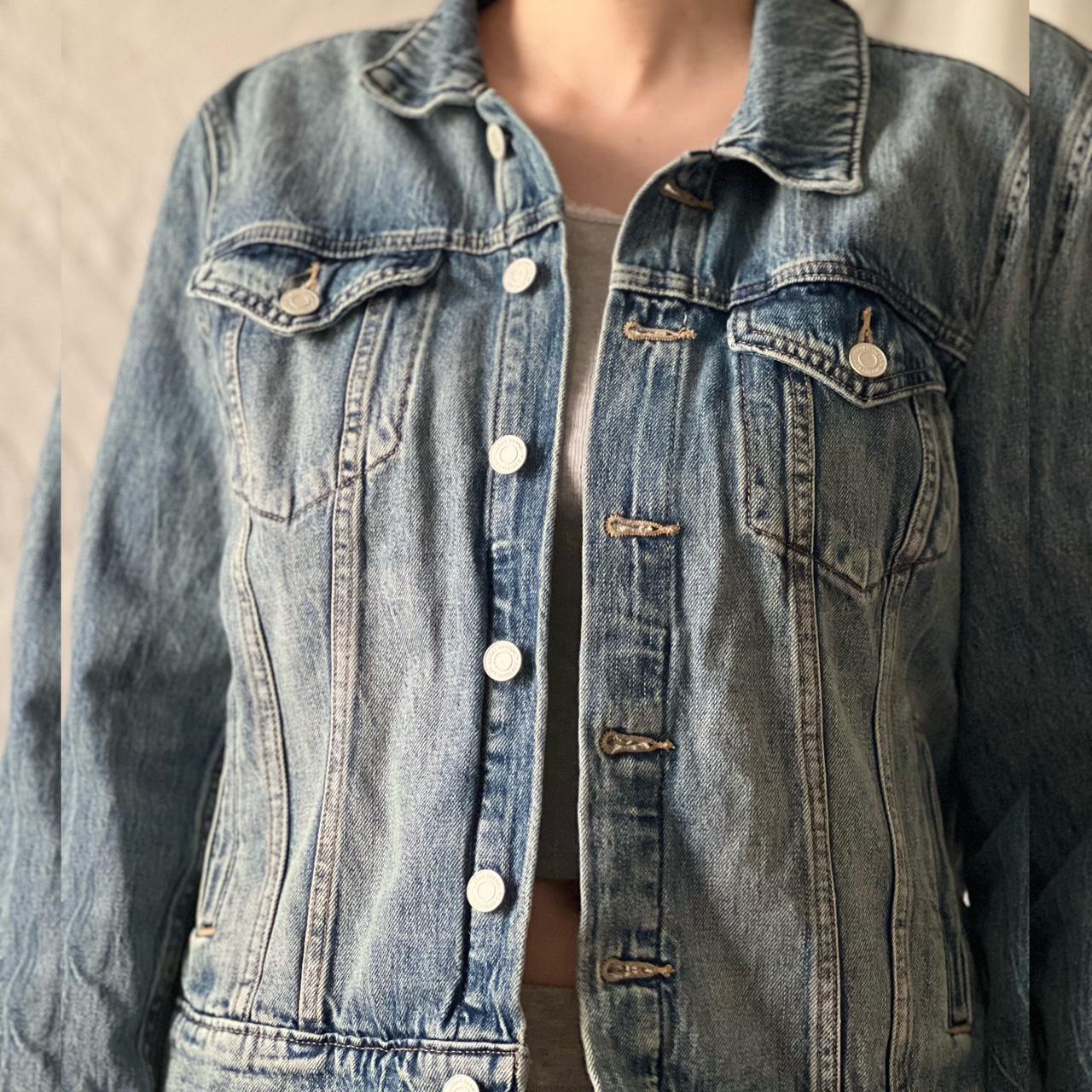Lucky brand jean jacket bought 3 years ago for my - Depop