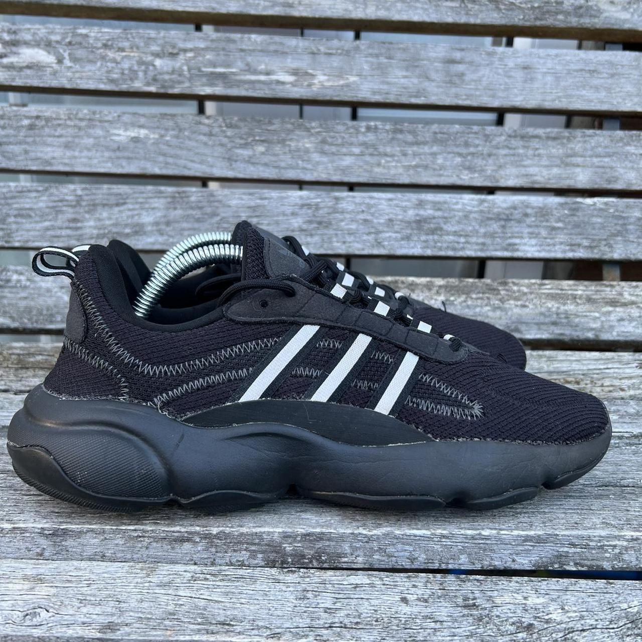 mens black and white adidas