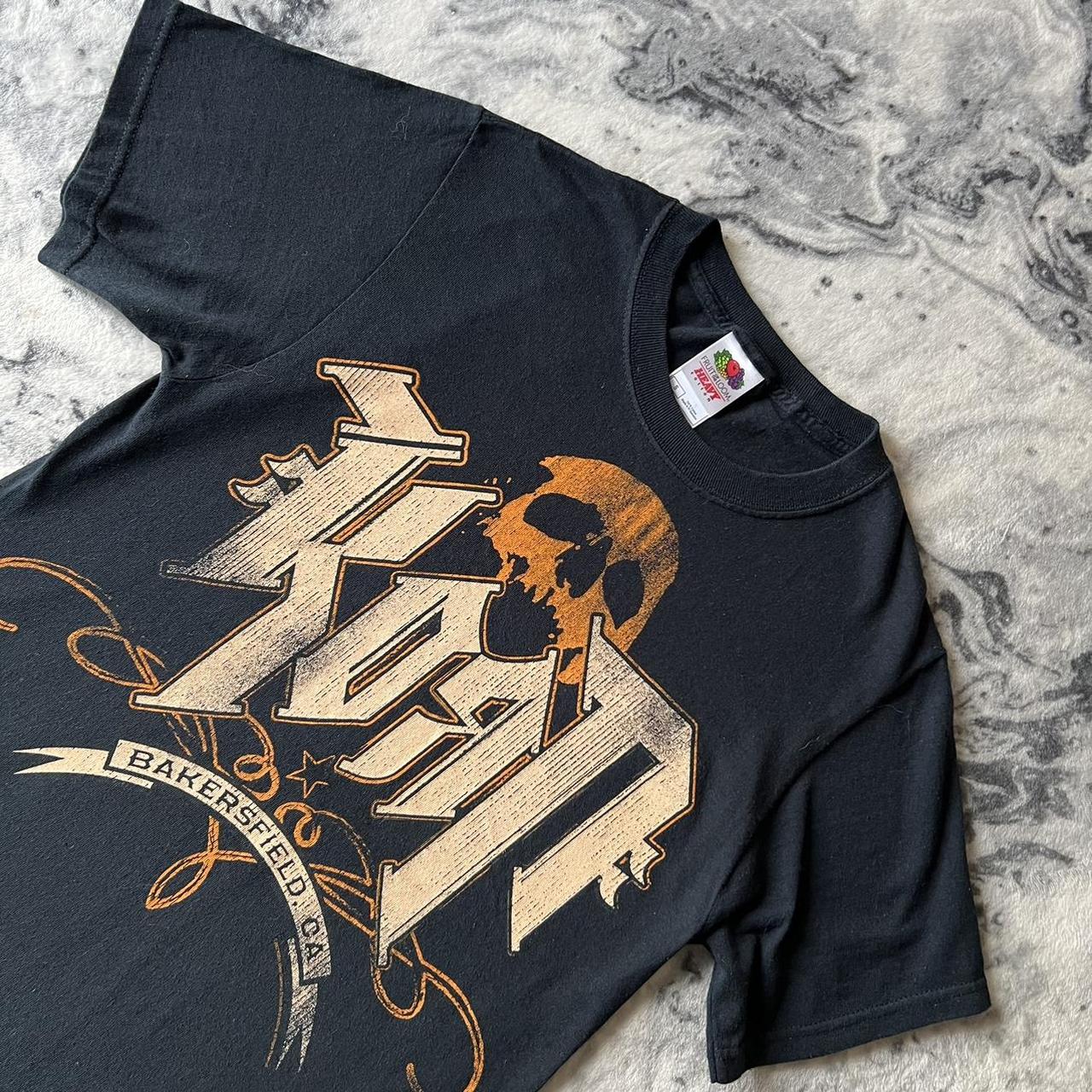 Vintage Korn Skull Bakersfield CA Band Tee Y2K 2007... Depop