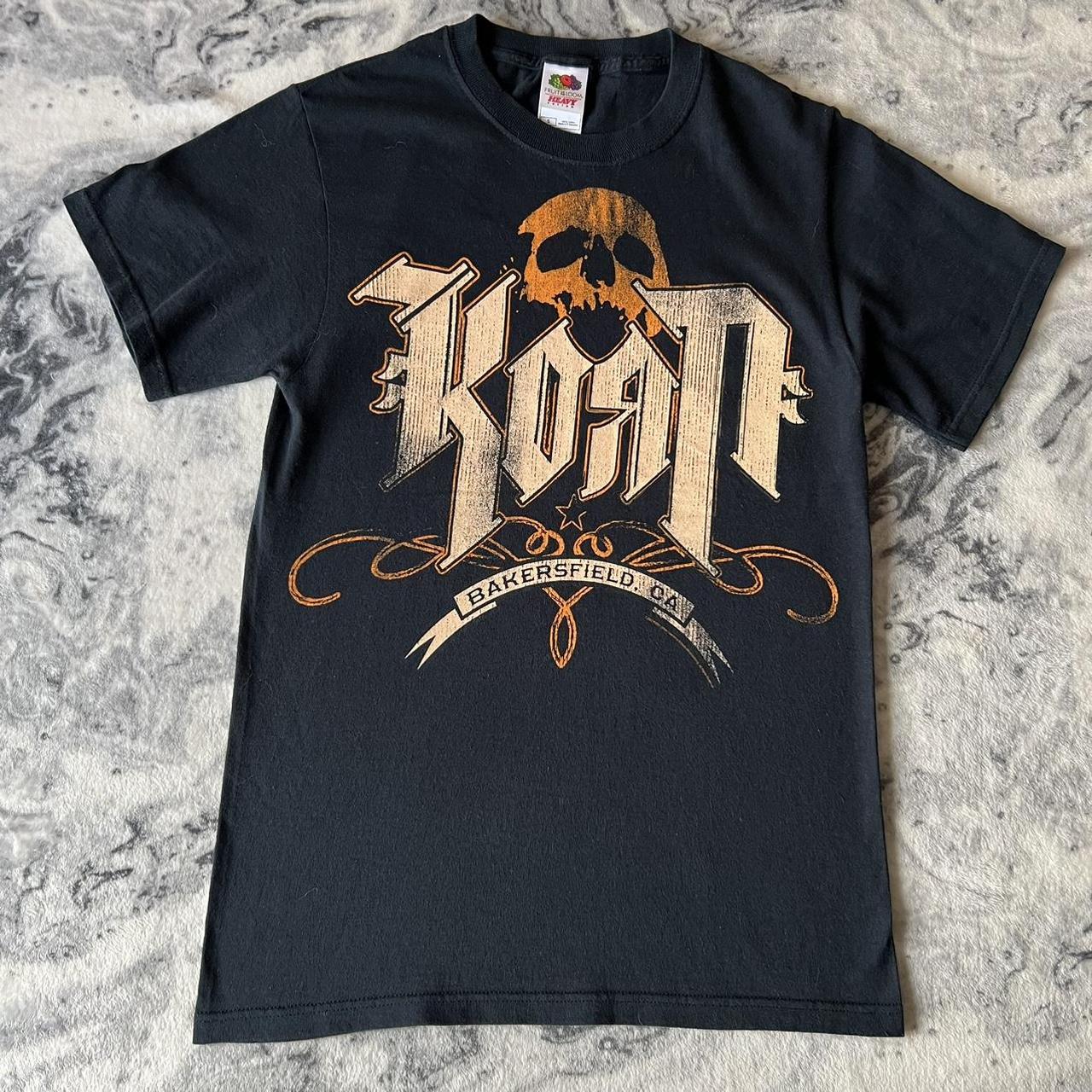 Vintage Korn Skull Bakersfield CA Band Tee Y2K 2007... Depop