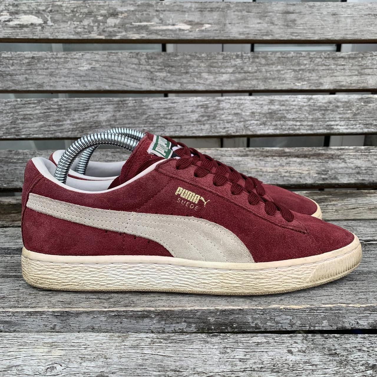 Puma suede classic maroon womens best sale