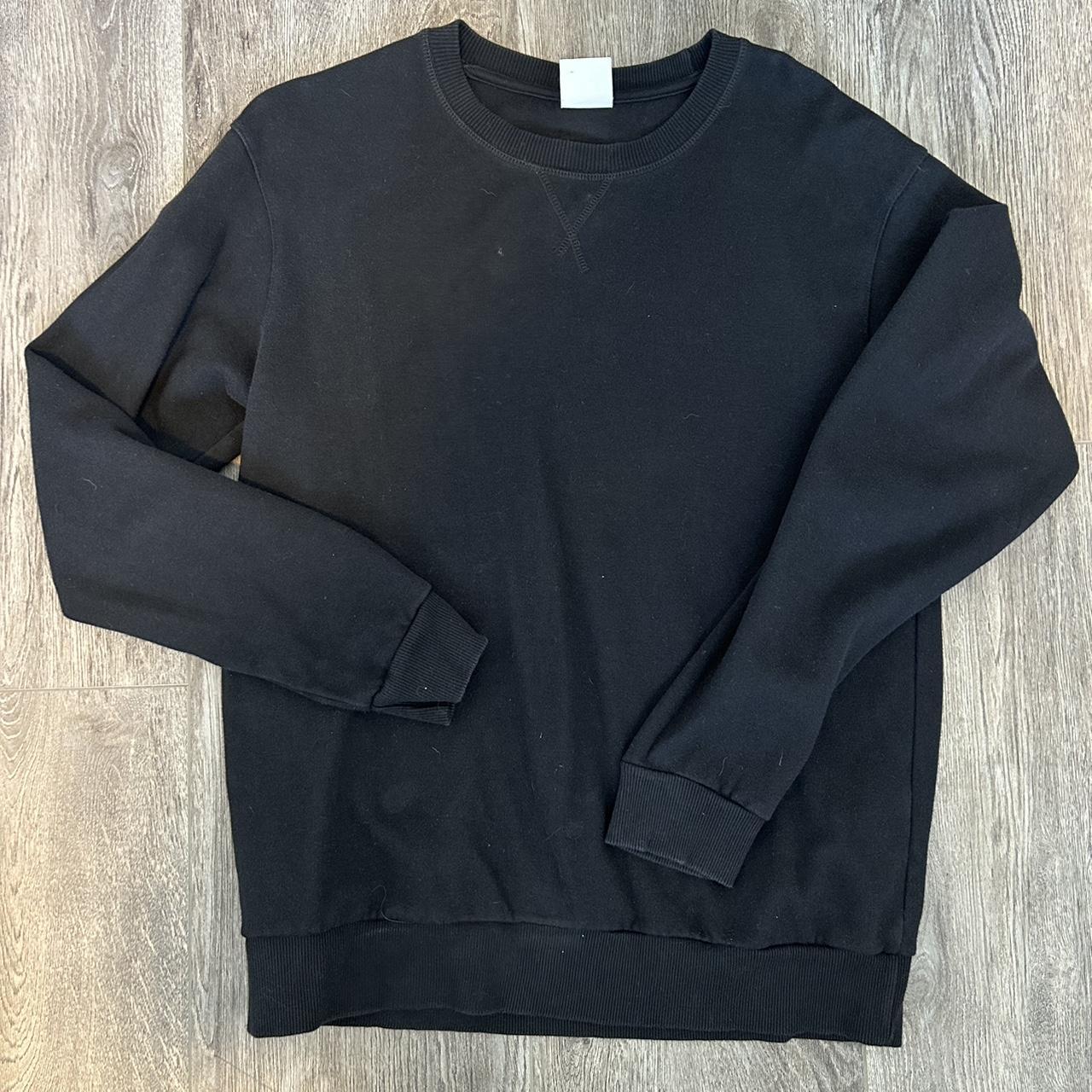 Zara black crewneck. Simple essential... - Depop