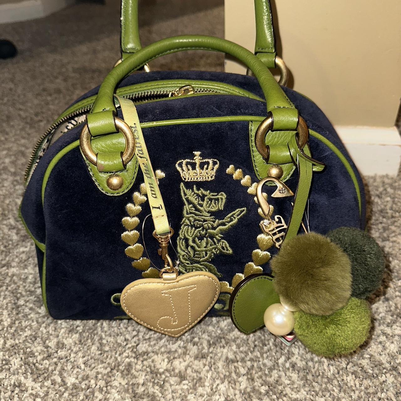 Juicy Couture Navy and outlet Green Bowler