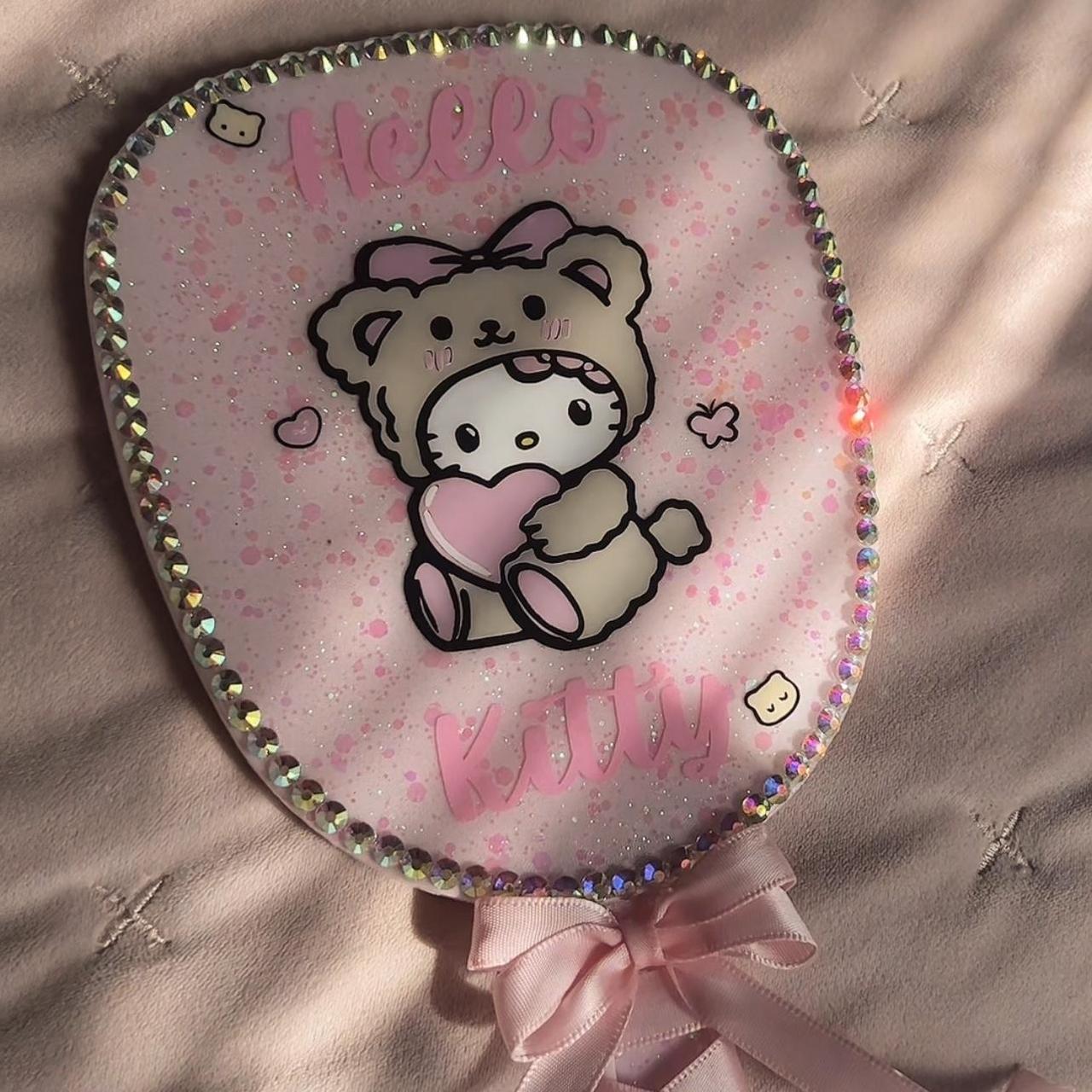 handmade hello kitty mirror 🎀🩰 the cutest accessory... - Depop