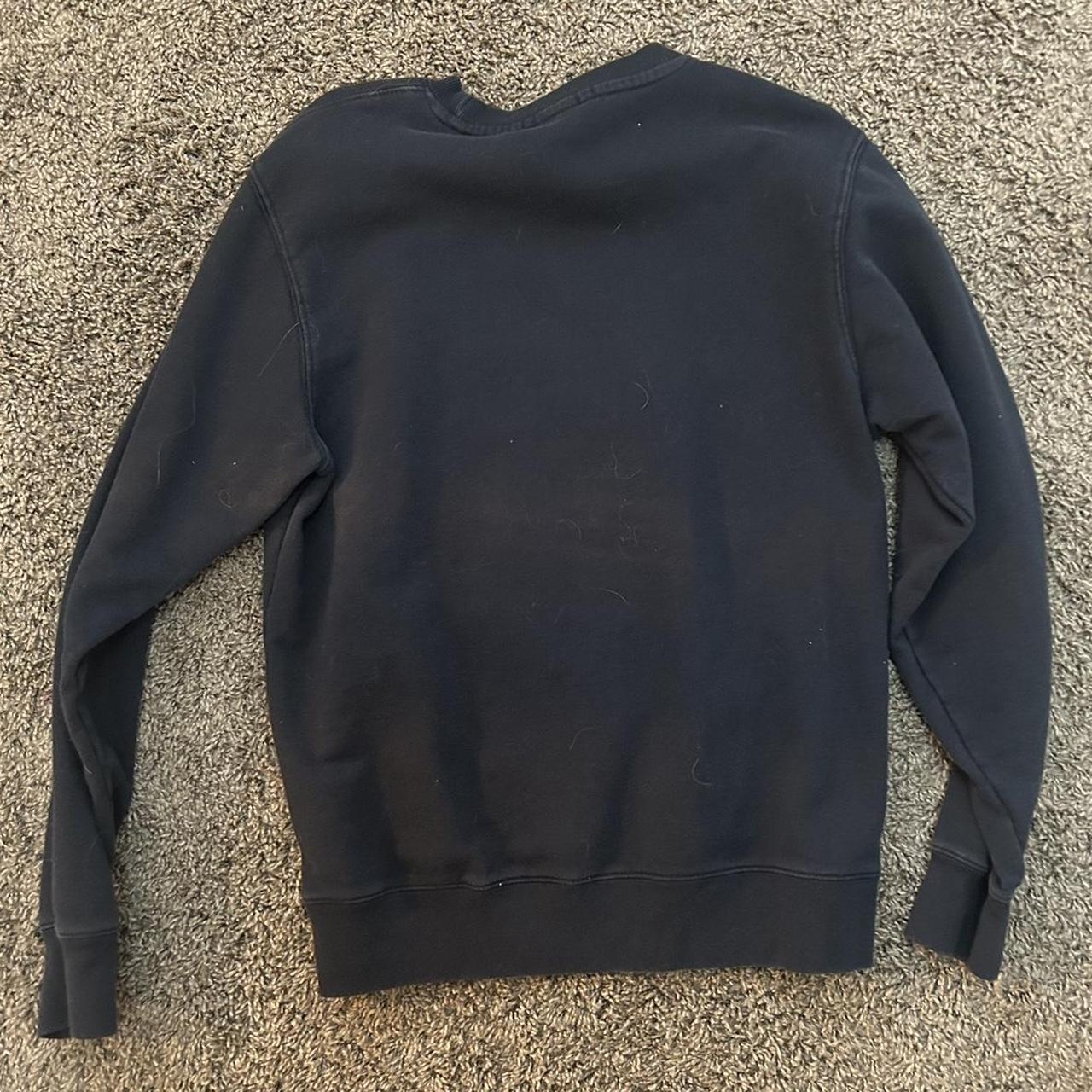 Brandy Melville Women's Navy Sweatshirt | Depop