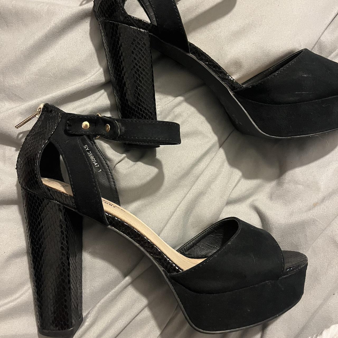 New look chunky discount heels