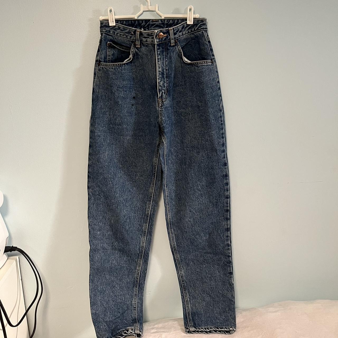 Vintage Edwin Mom jeans Beautiful dark wash... - Depop