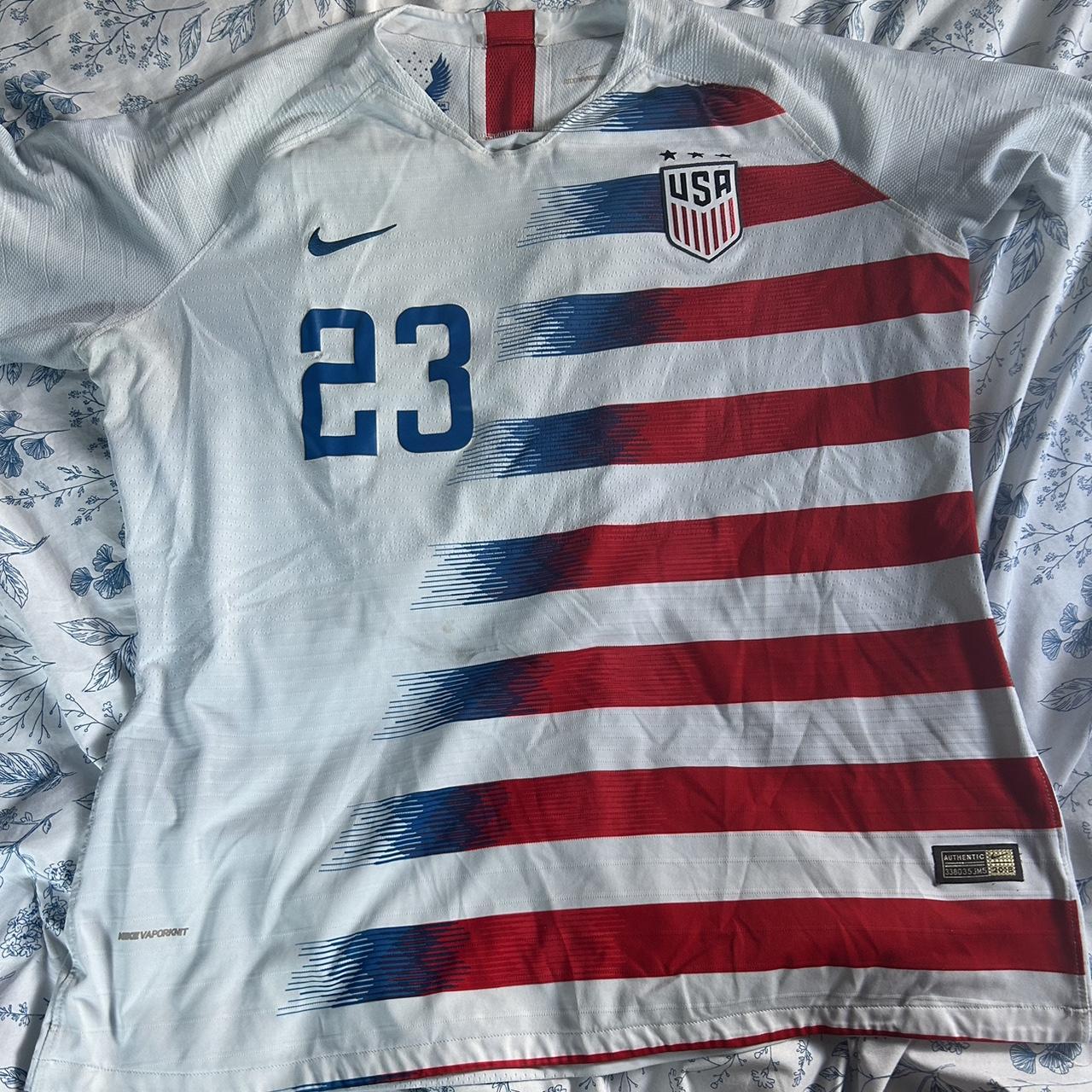 Christen Press 2018 USWNT Authentic Nike Vaporknit... - Depop