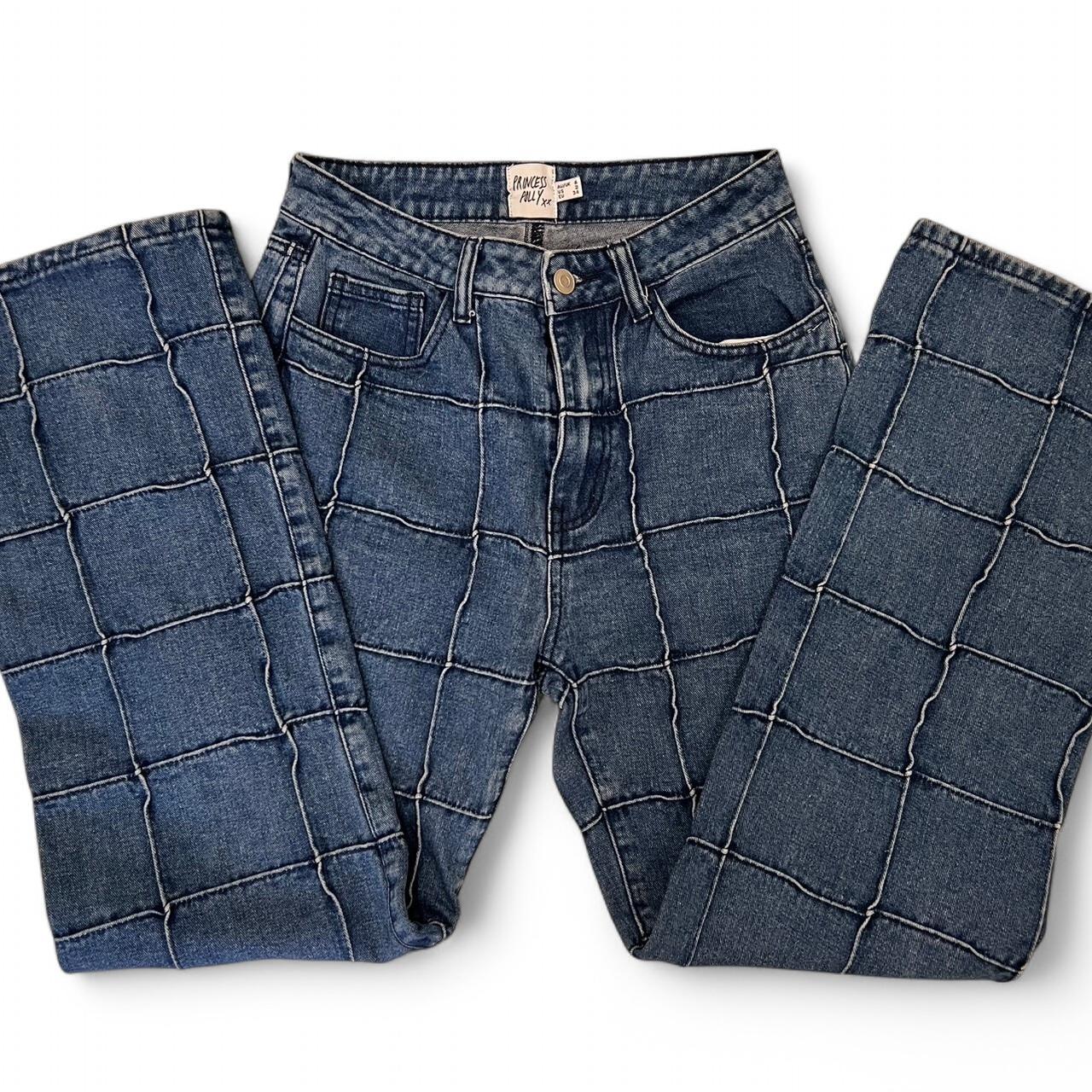 Princess Polly Women's Jeans Blue/Navy – High-waisted dark