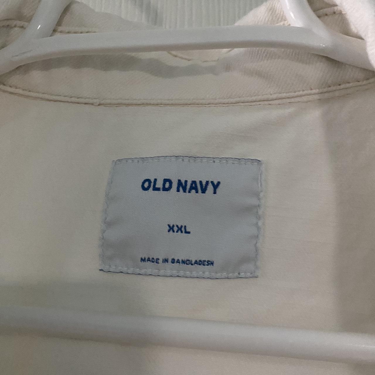 Old Navy white jean jacket xcellent condition. Not... - Depop