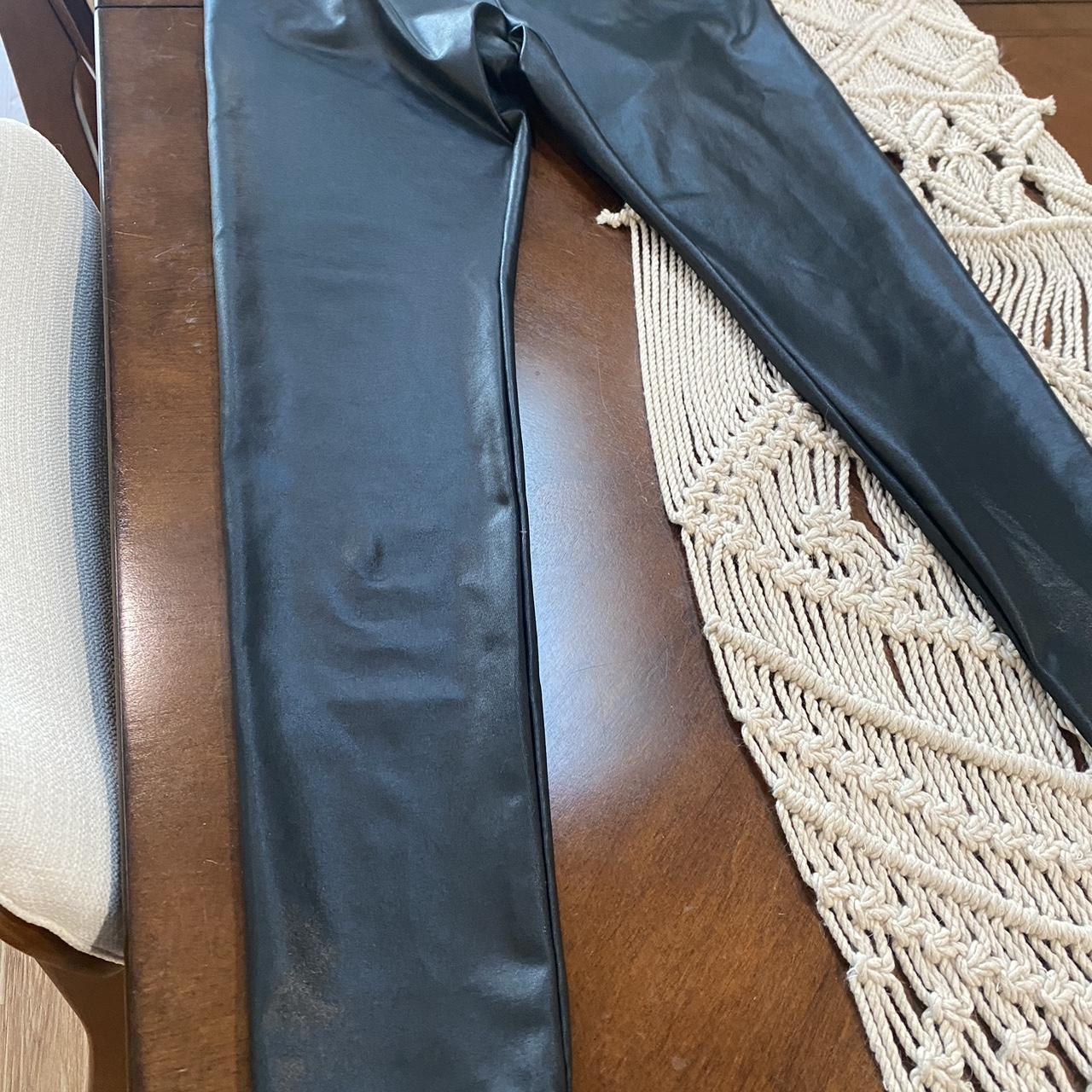 Wild Fable Faux leather leggings size small. - Depop
