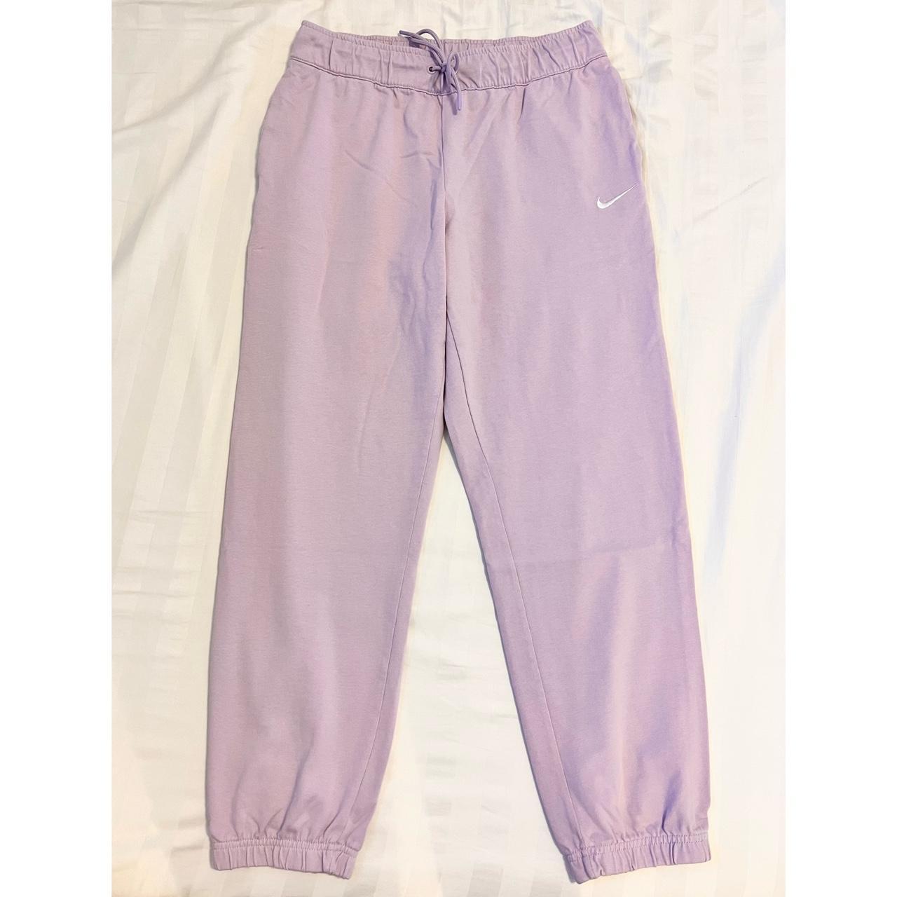 lilac nike joggers