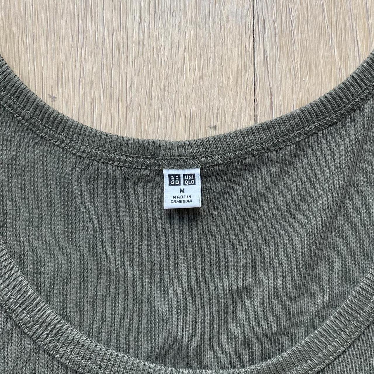 Men’s Uniqlo Dry Color Ribbed Tank Top Washed but... - Depop