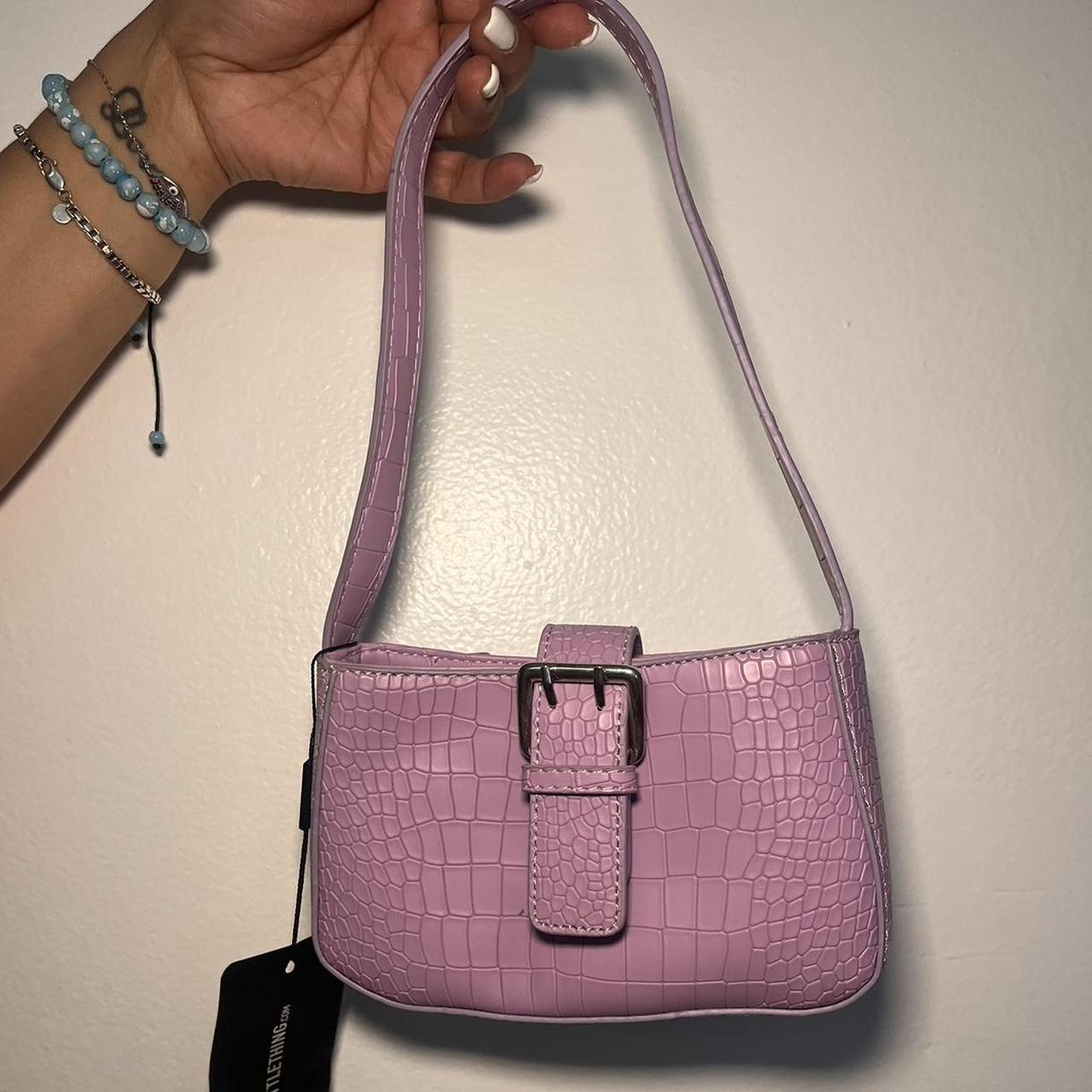 Lilac croc bag online