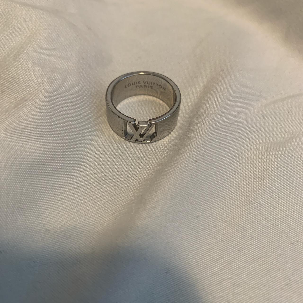 Louis Vuitton Monogram Ring Size small Bought for - Depop