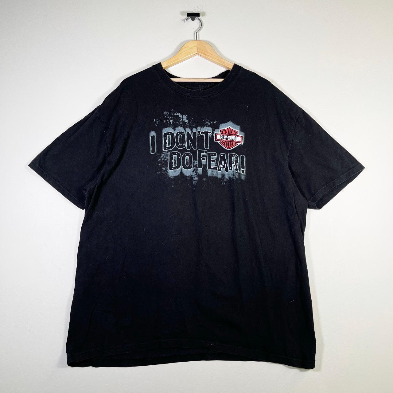 Vintage Harley Davidson I Dont Do Fear Graphic... - Depop