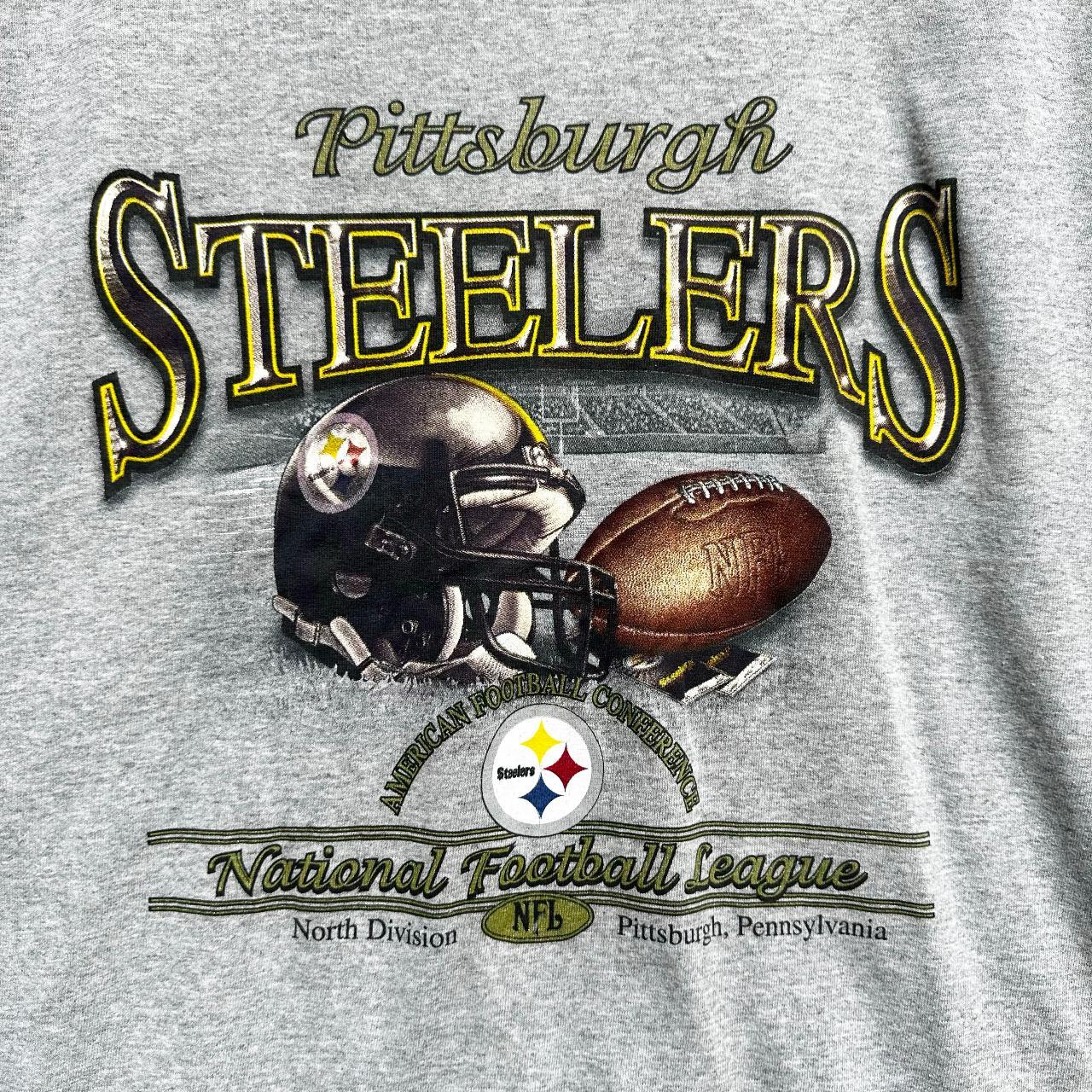 Vintage Mens Pittsburgh Steelers NFL Football Shirt - Depop