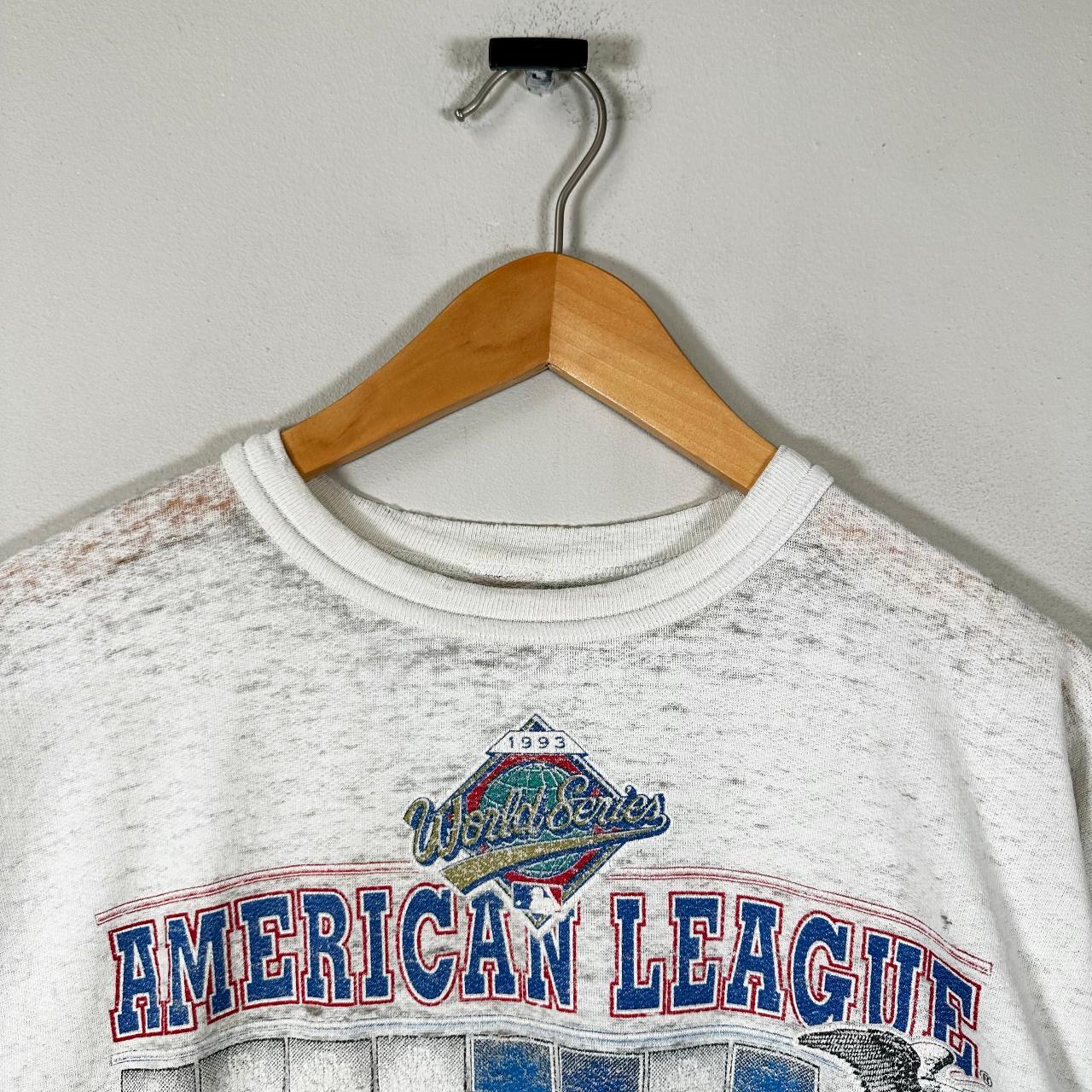 Vintage 90s Toronto Blue Jays AL Champions T-shirt - Depop