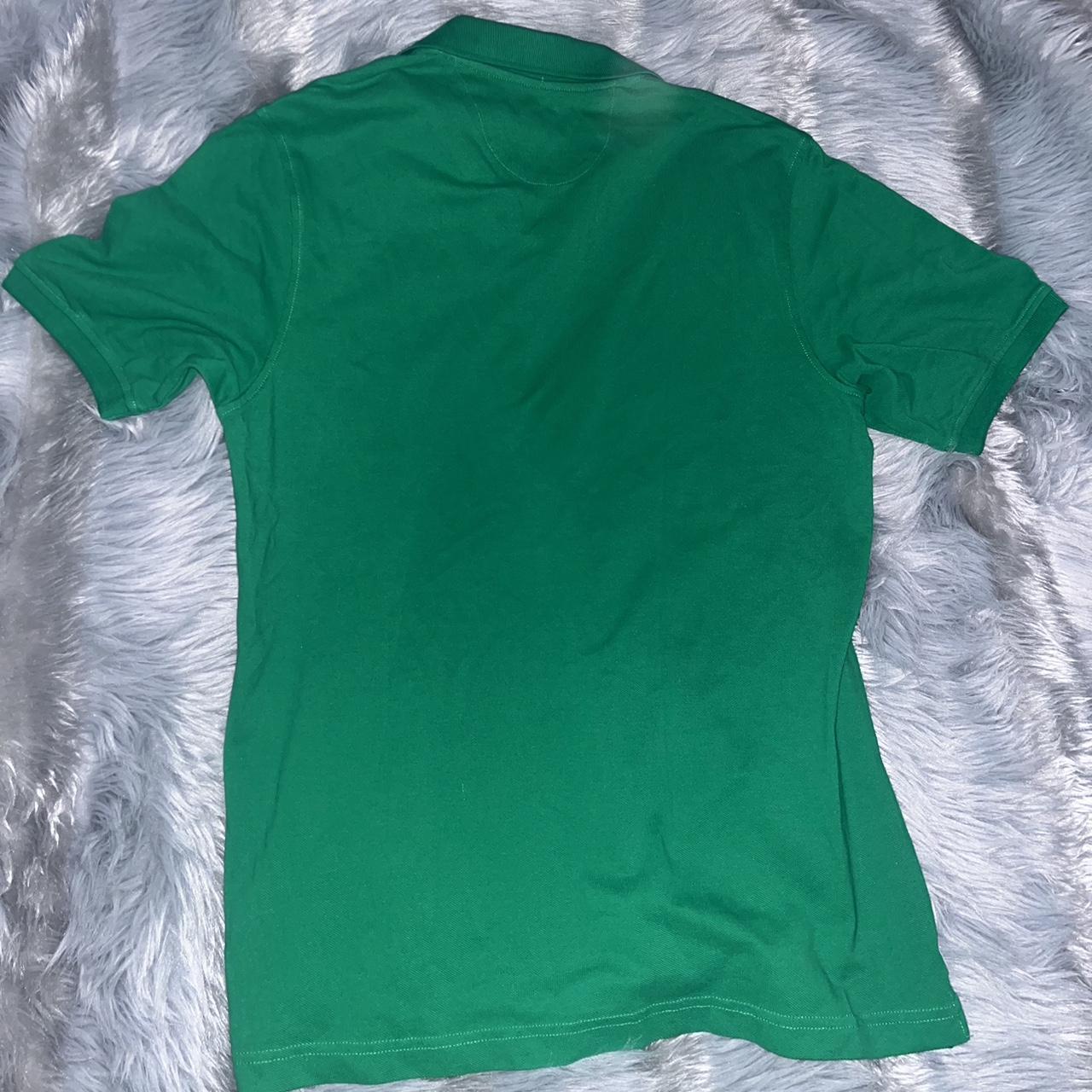 Green essential collared polo shirt - Men size... - Depop