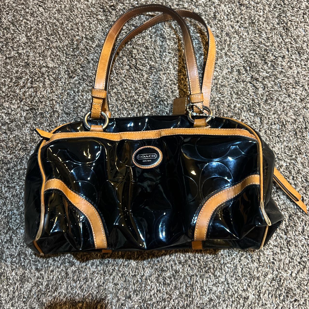 COACH 1941 hot Patent Leather Shoulder Bag