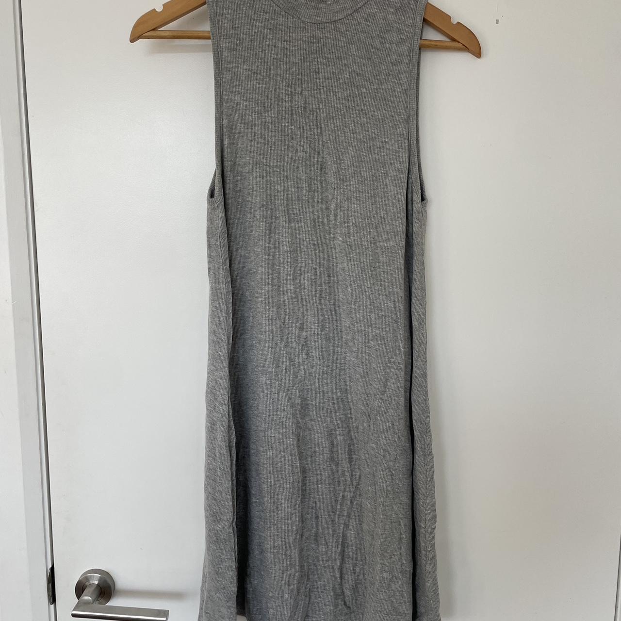 Nude Lucy grey sleeveless dress. Size S.