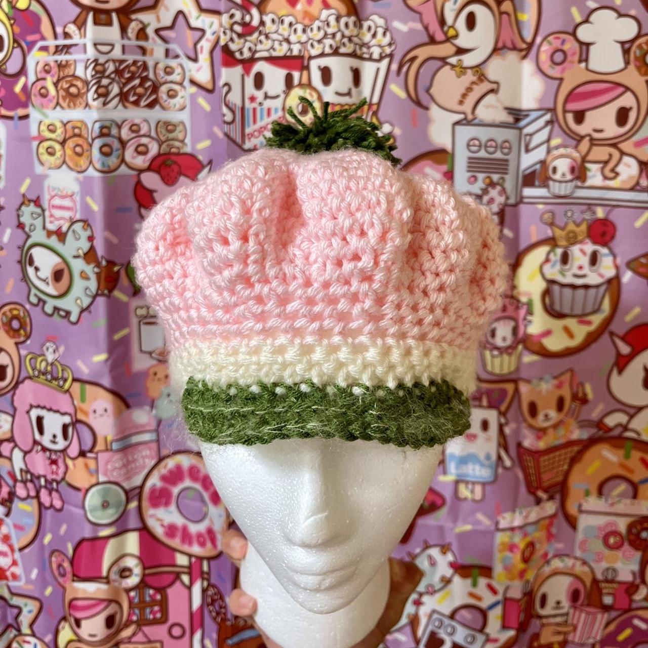 🍰Strawberry Shortcake Inspired Hat🍰 🍓this hat was... Depop