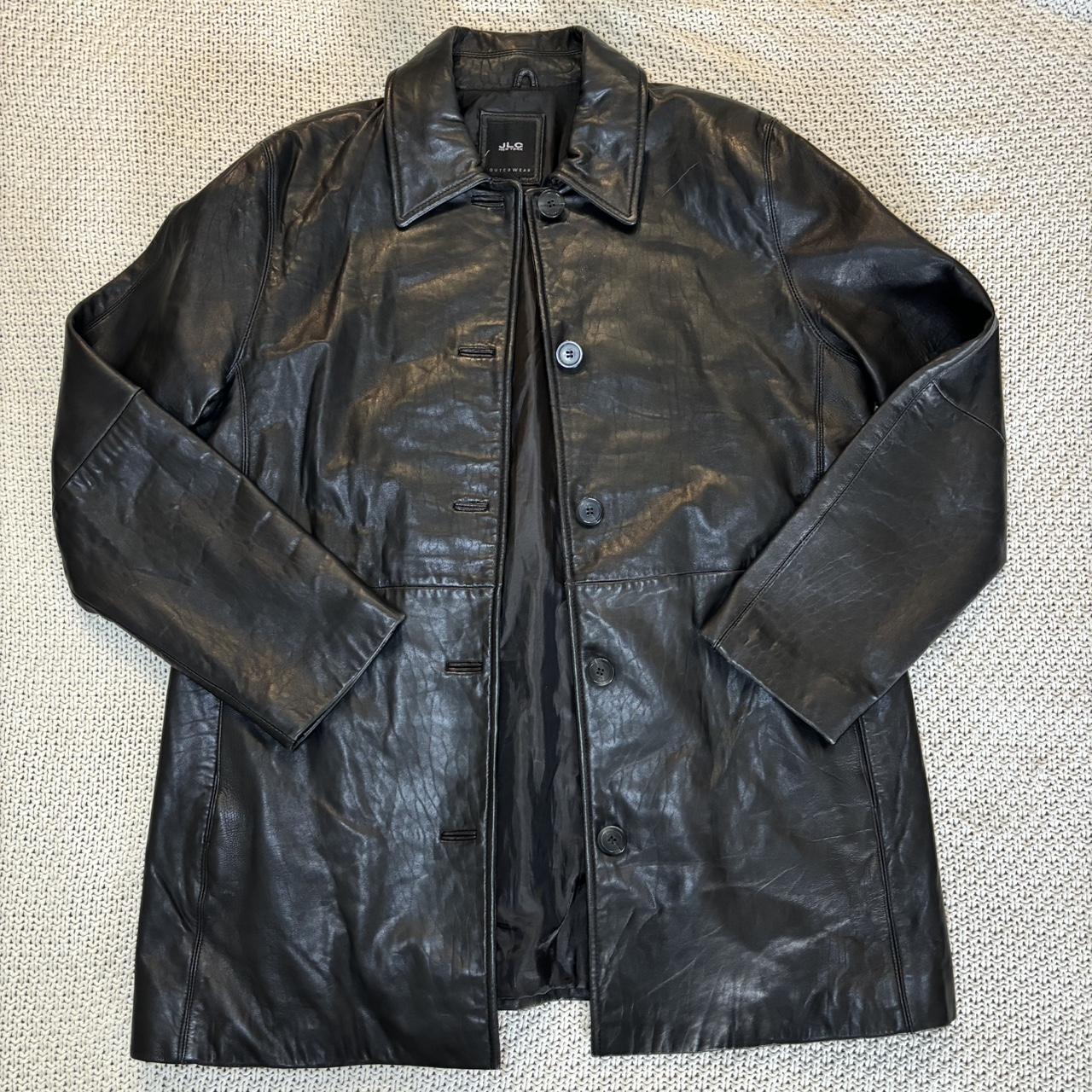 Rare vintage 90s jansport tiger print black leather - Depop