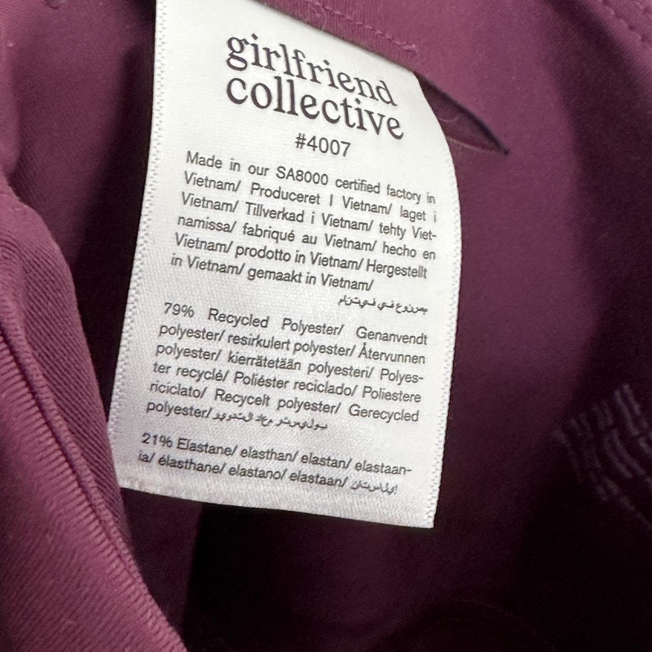 Girlfriend Collective Plum Compressive Pocket - Depop